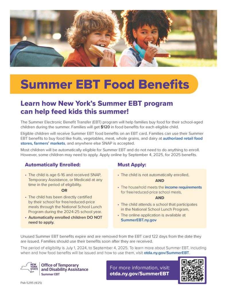 The SEEALL Academy Summer EBT Flyer